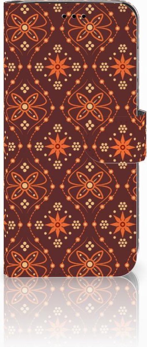 Huawei P20 Lite Telefoon Hoesje Batik Brown