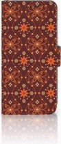 Wallet Case Huawei P20 Lite Batik Brown