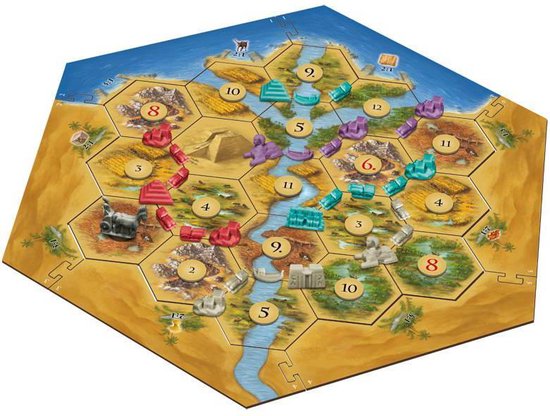 Versnipperd Meesterschap Andes De Kolonisten van Catan: Het Oude Egypte Bordspel | Games | bol.com
