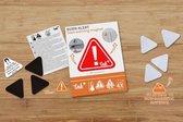 Burn Alert - Heat warning magneet- set 4 stuks