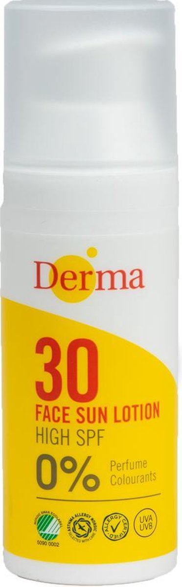 face sun lotion spf 30 van derma