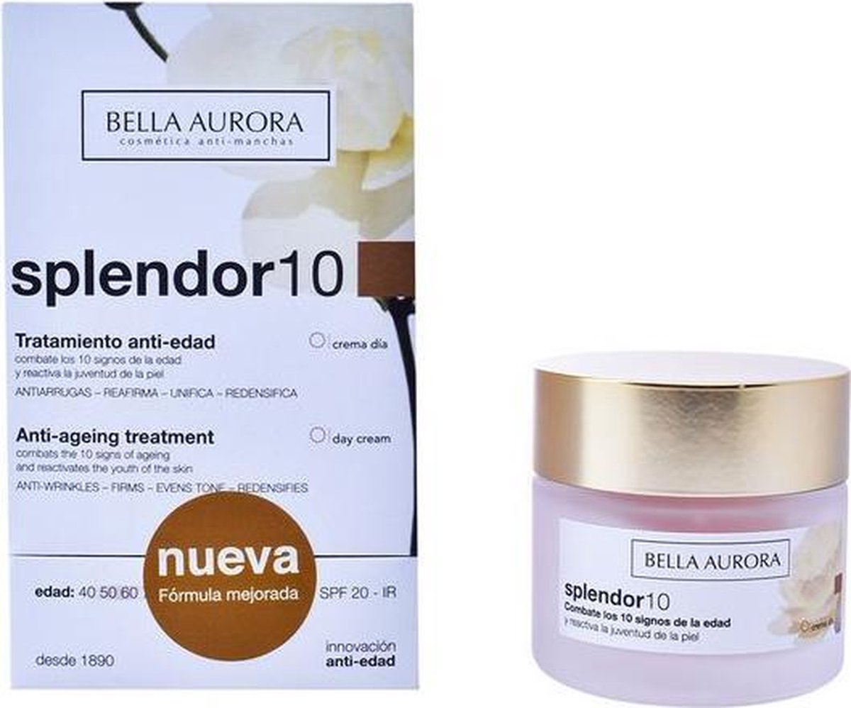 Anti-Ageing Cream Splendor 10 Bella Aurora Spf 20 (50 ml)