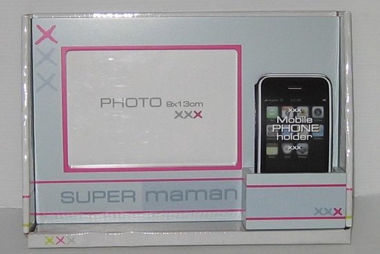 Grafix fotolijst met GSM houder Super Maman