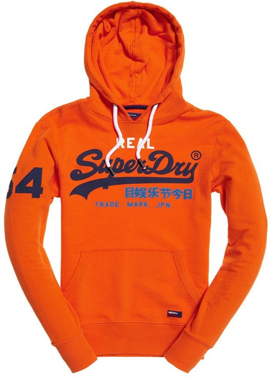 mengen Spanje Kosten Superdry oranje sweater hoodie valt kleiner - Maat S | bol.com