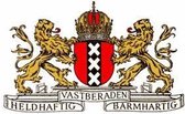 Magneet-Wapen van Amsterdam-Set 4 stuks-Zwart