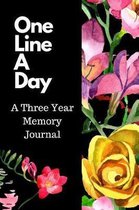 One Line A Day A Three Year Memory Journal