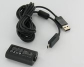 Dolphix - Play & Charge Kit voor XBOX One - USB kabel en Batterij - 1400mAh, 2 meter