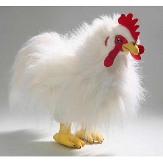 Pluche witte kippen knuffel 36 cm | bol.com