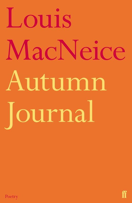 Autumn Journal - cover