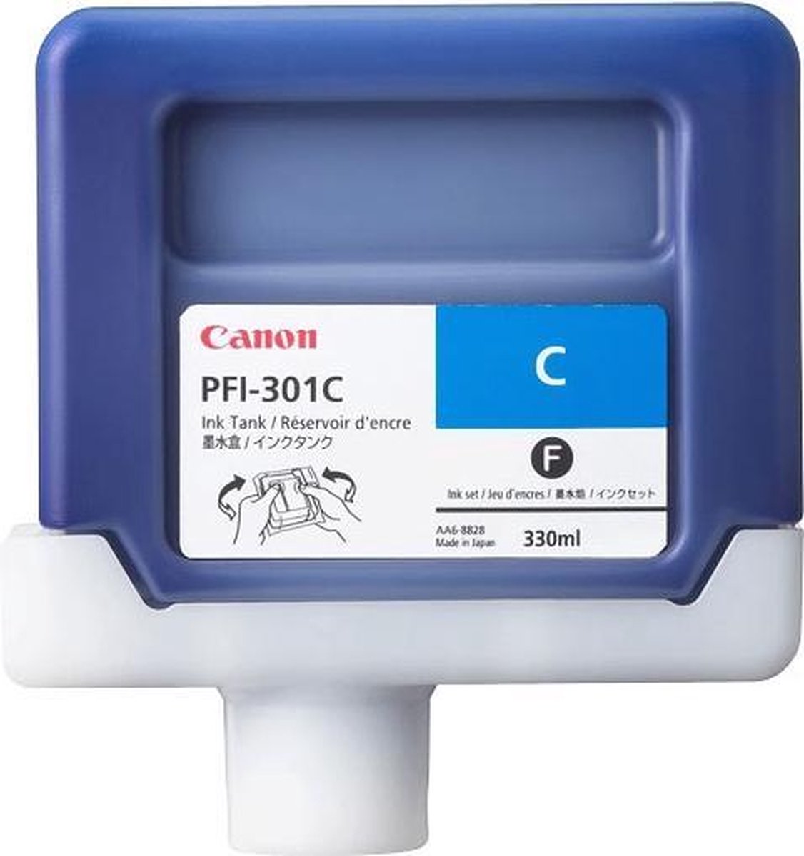 Canon PFI-301C - Inktcartridge / Cyaan
