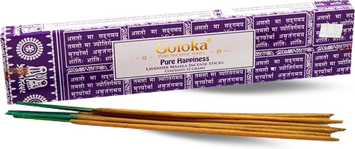 Goedkoopste Wierook - Goloka - Pure Happiness - 15gr