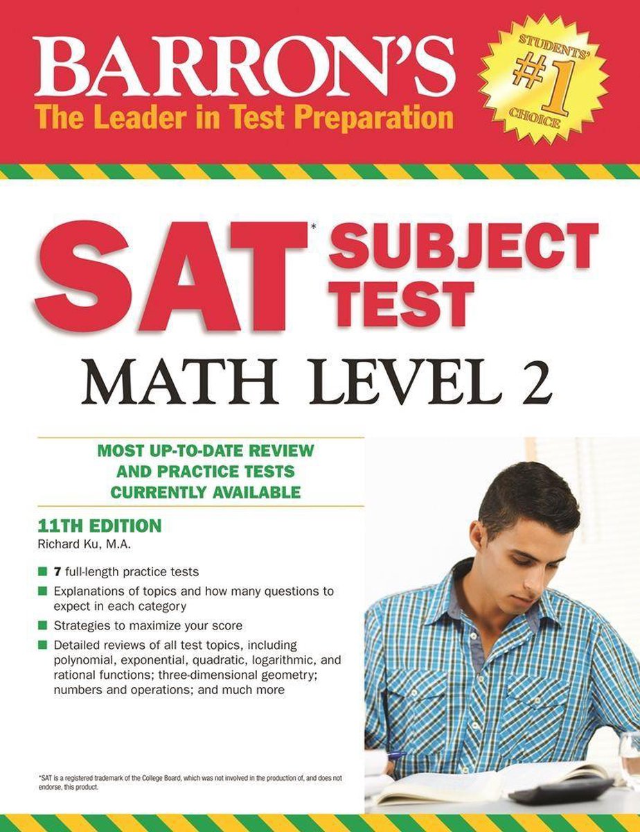 bol.com | Barron's SAT Subject Test Math Level 2 (ebook), Richard Ku | 9781438067056 | Boeken