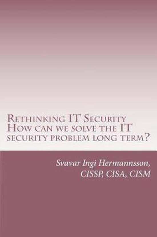 Rethinking It Security - cover