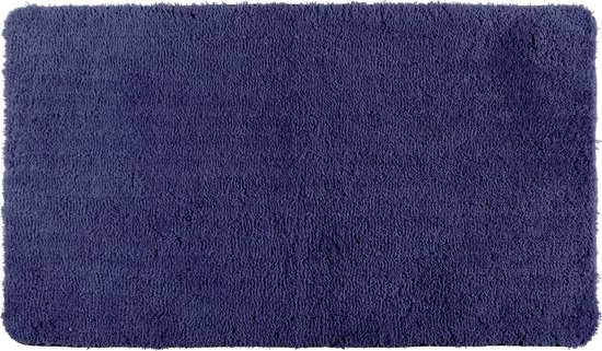 discretie twee weken snijden Badmat blauw 120 x 70 cm, douche mat | bol.com