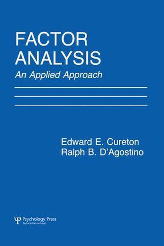 Factor Analysis - cover