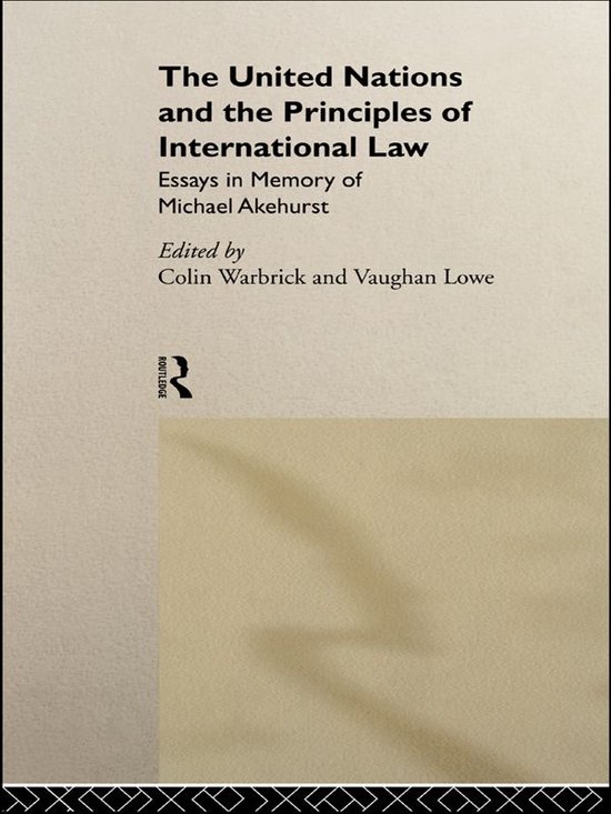 The United Nations and the Principles of International Law - cover