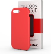 BMAX Hoesje Rood geschikt voor iPhone 7 Plus / 8 Plus| Dun en beschermend telefoonhoesje | Case