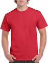 Rood katoenen shirt voor volwassenen 2XL (44/56)