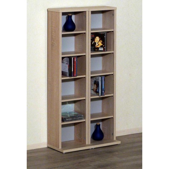 Casier armoire CD DVD Milano Sonoma-Oak