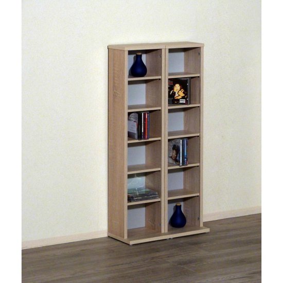 Casier armoire CD DVD Milano Sonoma-Oak
