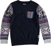 Indian blue blauwe sweater Maat - 164