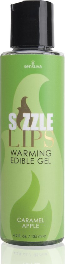 Sensuva Sizzle Lips Warming Gel - Caramel Apple