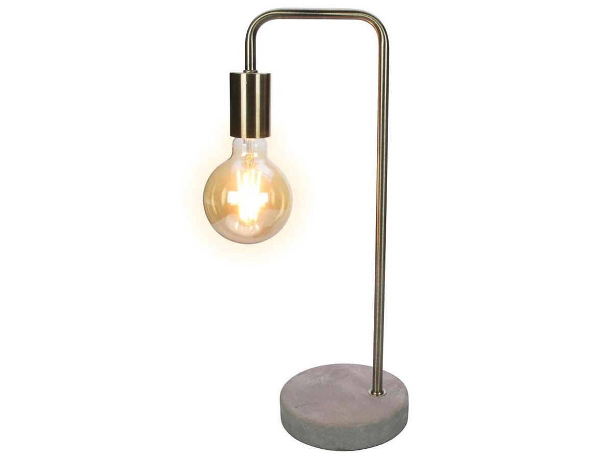 Hoelahoep Bulk kosten Gusta Bureaulamp Incl Vintage Ledlamp 15 x 19 x 47 cm. | bol.com
