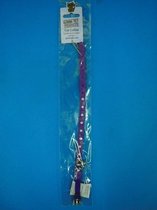 Petgear Halsband Spike - Kat - Glow in the dark - Paars - 33 cm