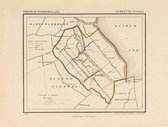 Historische kaart, plattegrond van gemeente Winkel in Noord Holland uit 1867 door Kuyper van Kaartcadeau.com