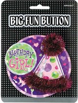 Big Fun Verjaardagsbutton Birthday Girl