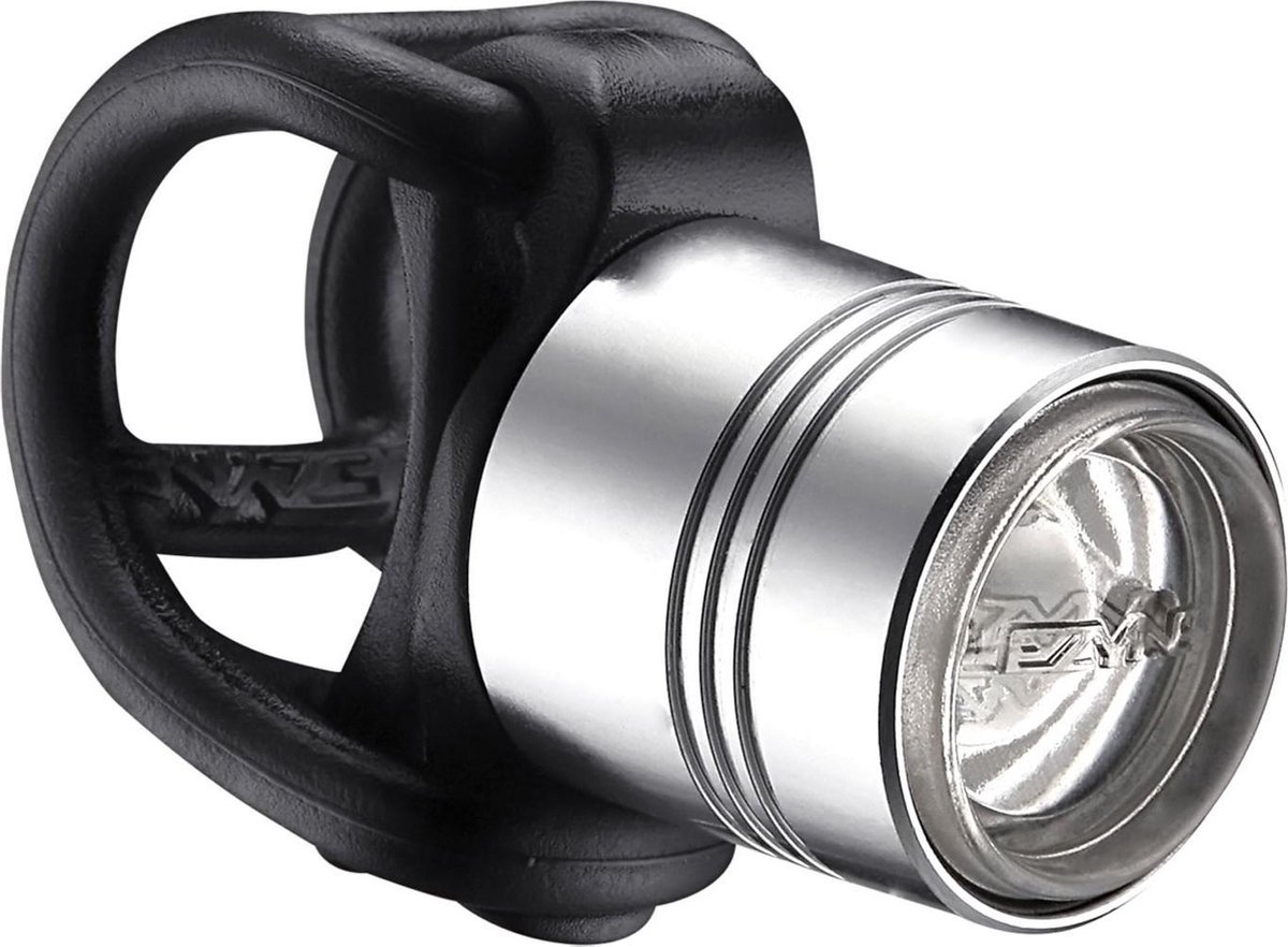 Lezyne Femto Drive Front Voorlamp – Fietslamp – Fiets koplamp – Fiets verlichting – Veiligheidslampje – 4 knipperstanden – 7 lumen - Zilver