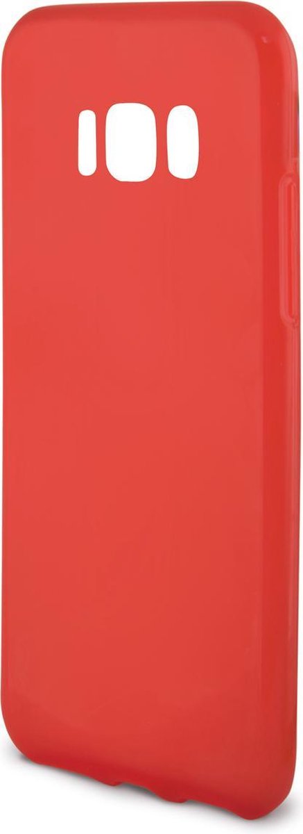 KSIX Sense: Aromatische flex cover met Aardbei geur - Samsung Galaxy S8 + - Rood