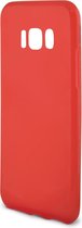 KSIX Sense: Aromatische flex cover met Aardbei geur - Samsung Galaxy S8 + - Rood