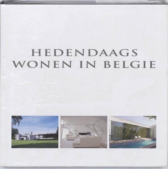 Cover van het boek 'Hedendaags wonen in Belgie' van W. Pauwels