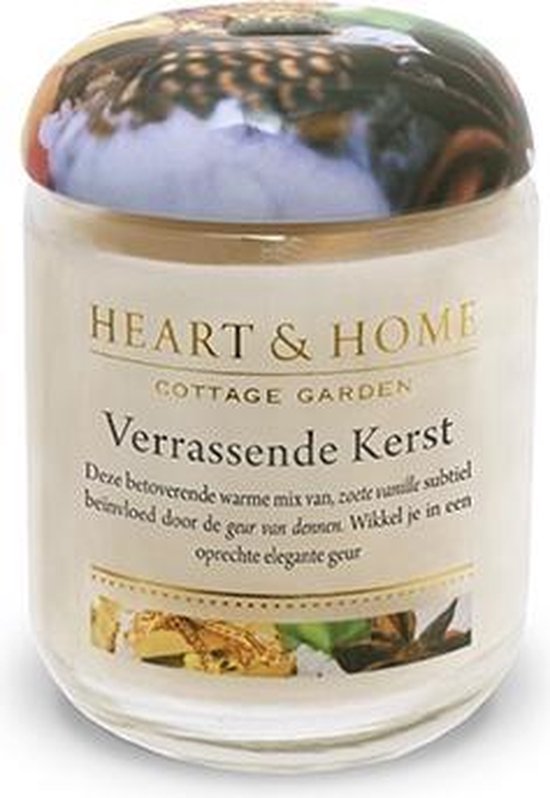 Heart & Home geurkaars in pot (s) - Kerst | bol.com