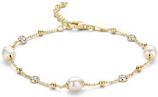 Casa Jewelry Armband Pruts Pearl - Goud Verguld