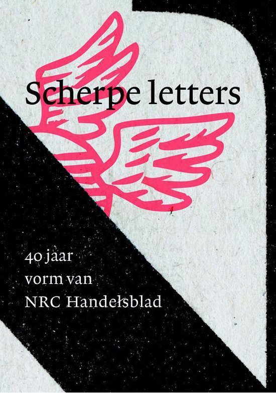 Cover van het boek 'Scherpe letters'