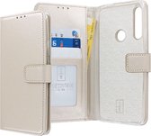 Huawei P Smart Z Bookcase hoesje - CaseBoutique - Effen Goud - Kunstleer