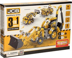 Engino JCB - Laadvoertuigen, 3in1 Afmeting verpakking: 41 x 28 x 5,9 cm