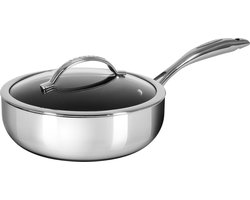 Scanpan HaptIQ Diepe Hapjespan met glasdeksel 26 cm