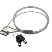 Universeel Laptopslot - Computer & Laptop Slot / Kabelslot Met 2 Sleutels