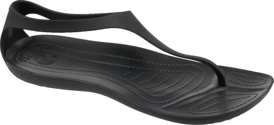 Crocs Sexi Flip Wmns 11354, Vrouwen, Zwart, Teenslipper maat: 39.5 EU |  bol.com