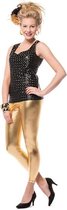 Gouden legging 3/4 lengte de luxe 42 (XL)