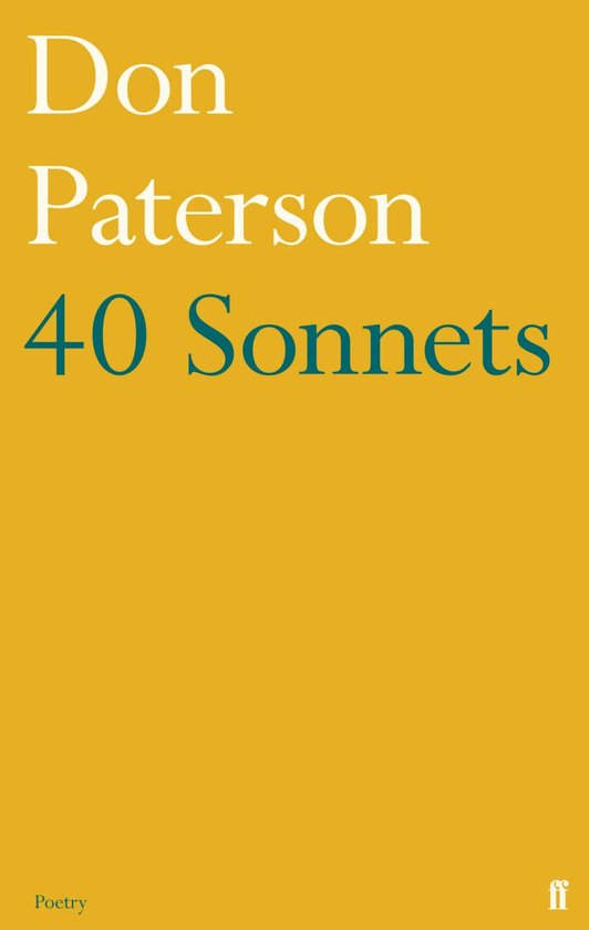 40 Sonnets - cover