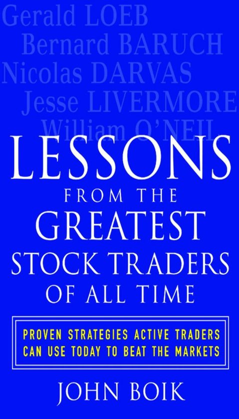 Lessons from the Greatest Stock Traders of All Time - cover