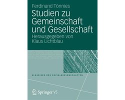 Studien zu Gemeinschaft und Gesellschaft