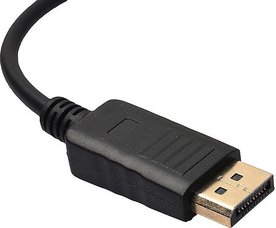 Full HD Displayport Naar HDMI Kabel Converter Adapter - Male / Female - DP To HDMI - Zwart - AA Commerce