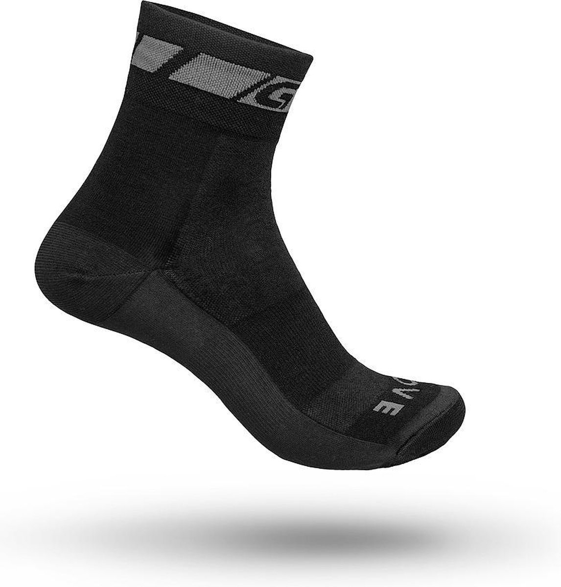 GripGrab - Merino Regular Cut Sock - Zwart - Unisex - Maat L - GripGrab