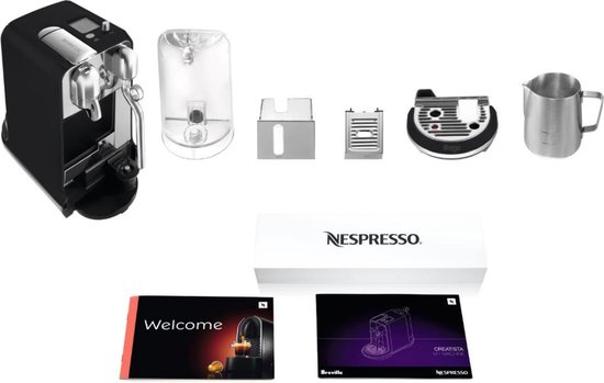 Sage the Creatista Plus Black Truffle SNE800BTR Nespresso Koffiecupmachine