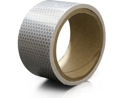 Reflecterende tape - wit - 3cm x 500cm